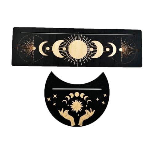 XAGMODSHN Tarotkartenständer Holz Halter Tarot Altar Halterung Display Sitz Hexe Wahrsagungen Werkzeug Karte Orakel Karte Tischkartenhalter von XAGMODSHN