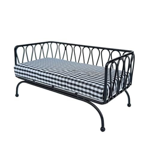 XAGMODSHN Traditioneller Metallhocker Mit Stoffstuhl Winziges Wohnzimmer Deck Für Model House Addons Permanent Iron Miniatur Sofa Für Modellhaus XAGMODSHN Traditioneller Metallhocker Mit Stoffstuhl Winziges Wohnzimmer Deck Für Model House Addons Permanent Iron Miniatur Sofa Für Modellhaus von XAGMODSHN