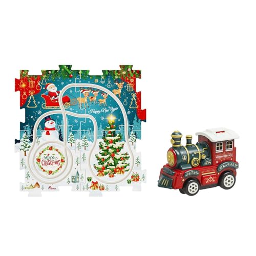 XAGMODSHN Weihnachten Elektrische Zug Abenteuer Puzzle Track Spielset Für Kinder Pädagogisches Spielzeug Track Set Für Kinder Cartoon Zug von XAGMODSHN