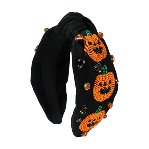 XANHOY Jeweled Pumpkin Specter Stirnband mit Perlen für Kinder, Halloween, Bühne, Schule, Theateraufführungen von XANHOY