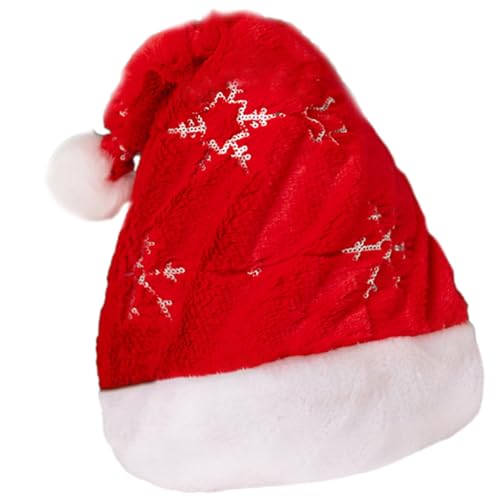 XANHOY Snowflake Festival Pile Bonnet Holiday Leprechaun Fröhliche Streetwear Blingbling Snowflake Kid Hat Festival von XANHOY