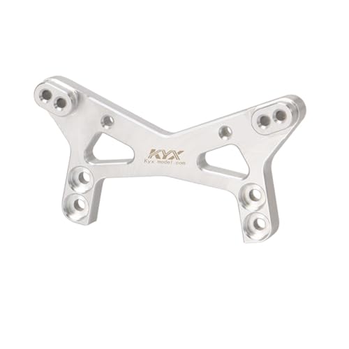 XBERSTAR RC Absorber Bracket for Losi 1/24 Micro-B 2WD Buggy Front Shock Absorber Brackets Upgrade Parts (Silver) von XBERSTAR