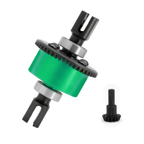 XBERSTAR RC Differential for Arrma 1/7 Infraction Limitless 1/8Typhon 6S Front Rear Differential Upgrades Part (Green) von XBERSTAR