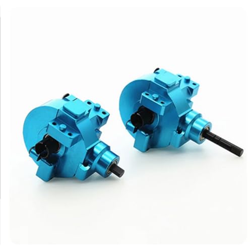 XBERSTAR RC Drive Diff-Getriebe für HSP 1/10 94107 94106 94123 94108 RC Front Rear Getriebe Montage Aluminiumlegierung Differential-Upgrade-Teile (blau) von XBERSTAR