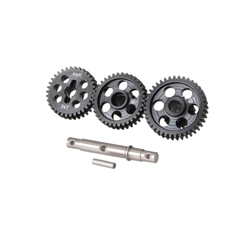 XBERSTAR RC Getriebe Getriebe Kit für 1/18 Axial Capra UTB18 RC Getriebe Verstärktes Stahlgetriebe Upgrade Teile von XBERSTAR