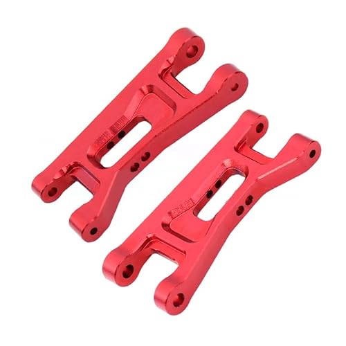 XBERSTAR RC Wipparm vorne unten für LOSI 1/24 Micro-B Aluminium vorne unten Wipparm Upgrade-Teile (rot) von XBERSTAR