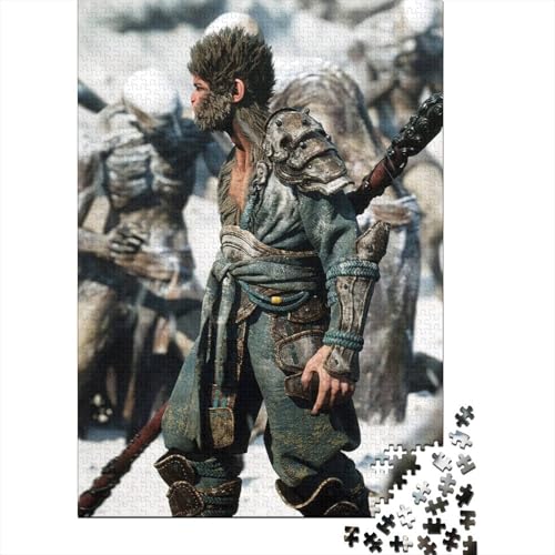 Black Myth: Wukong 1000 Teile Erwachsenen Lustige Puzzles Mit Energie - Das Puzzle Gleichzeitig Für Einsteiger Und Puzzle Profis Mutige Puzzler Puzzeln von XCOFG