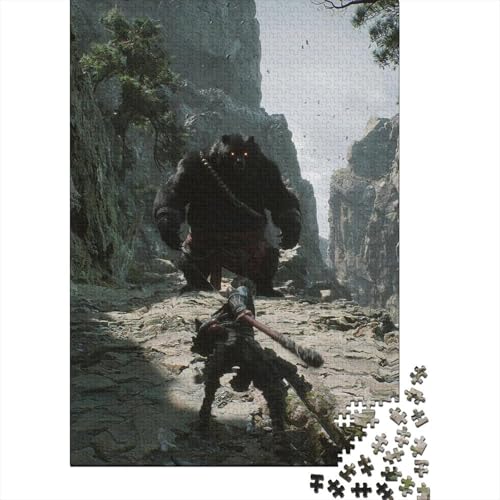 Black Myth: Wukong 300 Teile Erwachsenen Lustige Puzzles Mit Energie - Das Puzzle Gleichzeitig Für Einsteiger Und Puzzle Profis Mutige Puzzler Puzzeln von XCOFG