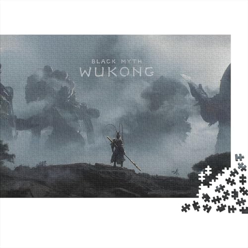 Black Myth: Wukong 300 Teile Erwachsenen Lustige Puzzles Mit Energie - Das Puzzle Gleichzeitig Für Einsteiger Und Puzzle Profis Mutige Puzzler Puzzeln von XCOFG