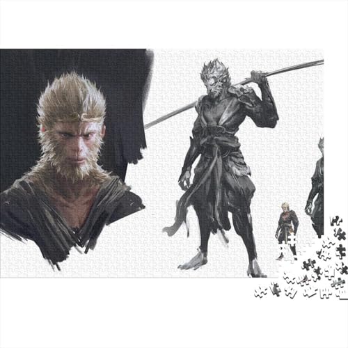 Black Myth: Wukong 500 Teile Erwachsenen Lustige Puzzles Mit Energie - Das Puzzle Gleichzeitig Für Einsteiger Und Puzzle Profis Mutige Puzzler Puzzeln von XCOFG