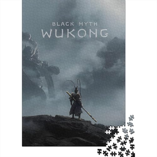 Black Myth: Wukong Holz-Puzzle Video Spiele Puzzle Für Erwachsene, Tolles Geschenk Lernspiel Spielzeug Geschenk Für Video Spiele Holzpuzzle 1000pcs von XCOFG