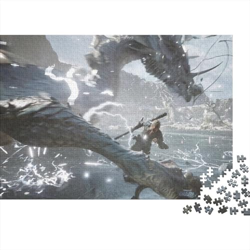 Black Myth: Wukong Puzzle 500 Teile,Puzzles Für Erwachsene,Impossible Puzzle, Geschicklichkeitsspiel Für Die Ganze Familie, Puzzle Farbenfrohes von XCOFG