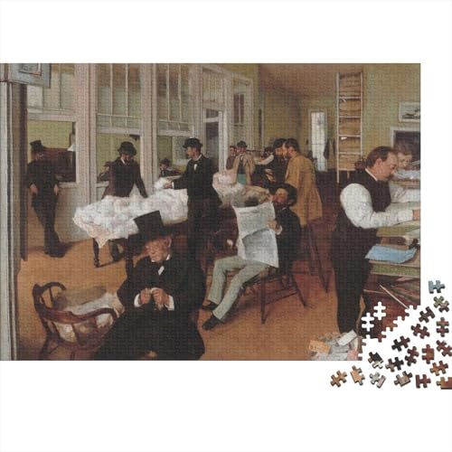 Edgar Degas Kunst Puzzle Spielzeug, Weltberühmte Gemälde Puzzles, Familienspiele Teenager Erwachsene, Geschenk-Idee, Lustige Puzzle, Museums Puzzlespiel 1000 Teile von XCOFG