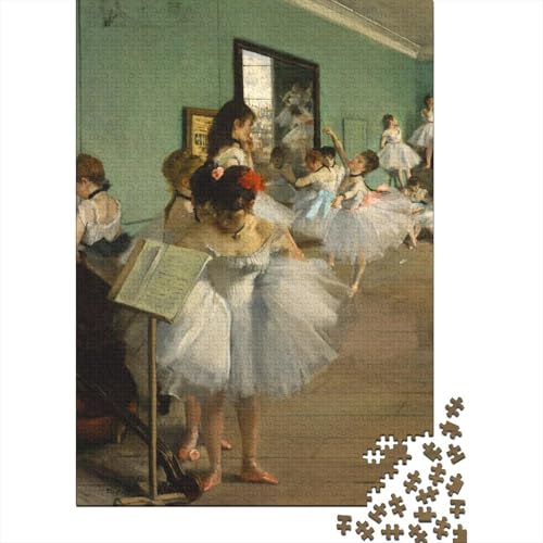 Edgar Degas Puzzles 1000 Teile Für Erwachsene, Museums Impossible Puzzle, Farbenfrohes Legespiel Weltberühmte Gemälde Puzzlespiel, Geschicklichkeitsspiel Für Die Ganze Familie von XCOFG