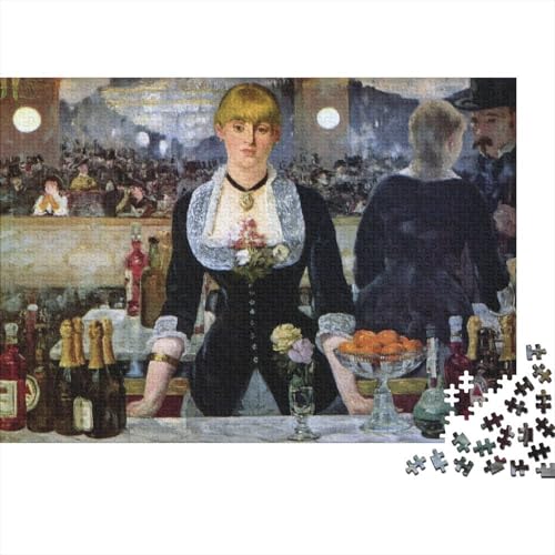 Edouard Manet Puzzle 1000 Teile, Gemälde Puzzles Für Erwachsene, Lustige Museums Puzzlespiel Anspruchsvoll, Weltberühmte Gemälde Impossible Puzzles, Ideal Als Wandbild von XCOFG