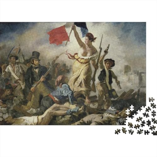 Eugene Delacroix Holz Museums Puzzle, 1000-Teilige Weltberühmte Gemälde Puzzles, Geschicklichkeitsspiel, Für Erwachsene Gemälde Puzzlespiel Piele Spielzeug Geschenk von XCOFG