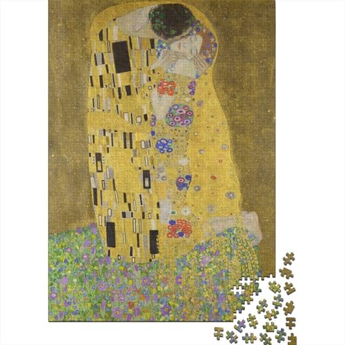 Fine Art Gustav Klimt Puzzle 1000 Teile, Gemälde Puzzles Für Erwachsene, Geschicklichkeitsspiel Für Die Ganze Familie, Übung Für Den Geist, Ideal Als Wandbild von XCOFG