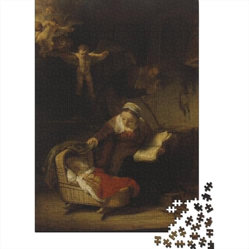 Fine Art Rembrandt Puzzle 1000 Teile, Museums Puzzles Für Erwachsene, Geschicklichkeitsspiel Für Die Ganze Familie, Übung Für Den Geist, Ideal Als Wandbild von XCOFG