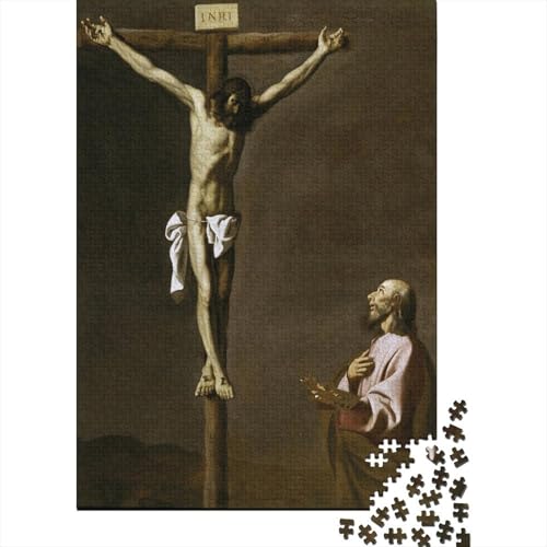 Francisco De Zurbaran Puzzle 1000 Teile Museums Puzzles Für Erwachsene Klassische Puzzles Weltberühmte Gemälde Puzzlespiel Schwer Pädagogisches Spielzeug 1000 Pcs von XCOFG