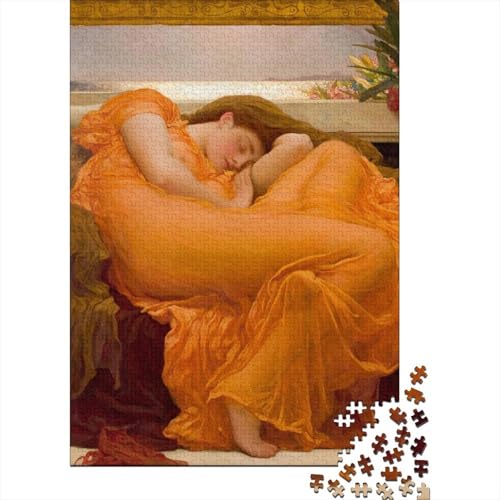 Frederic Leighton Fine Art Holz-Puzzle, Impossible Puzzle, Gemälde Puzzles Für Erwachsene, Museums Puzzles, Puzzlespiel Für Jugendliche Puzzel 1000 Pcs von XCOFG