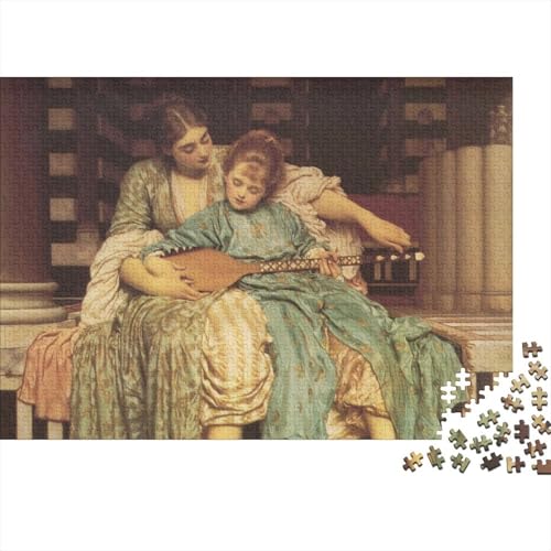 Frederic Leighton Puzzles 1000 Teile Für Erwachsene, Gemälde Impossible Puzzle, Farbenfrohes Legespiel Kunst Puzzlespiel, Geschicklichkeitsspiel Für Die Ganze Familie von XCOFG