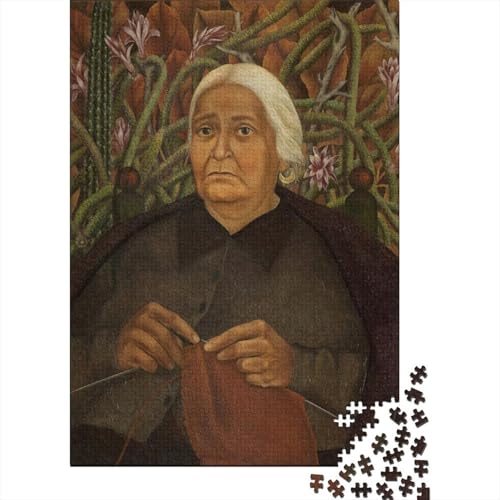 Frida Holz Ölmalerei Puzzle, 1000-Teilige Museums Puzzles, Geschicklichkeitsspiel, Für Erwachsene Kunst Puzzlespiel Piele Spielzeug Geschenk Frida Holz Ölmalerei Puzzle, 1000-Teilige Museums Puzzles, Geschicklichkeitsspiel, Für Erwachsene Kunst Puzzlespiel Piele Spielzeug Geschenk von XCOFG