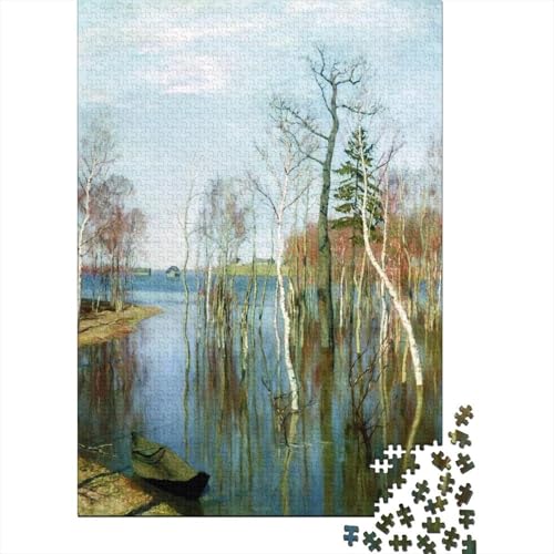 Isaac Levitan Puzzle, Ölmalerei Holzpuzzle, Museums Puzzles 1000 Teile, Kunst Puzzlespiel, Gehirntraining Spielzeug Für Kinder, Impossible Puzzles Isaac Levitan Puzzle, Ölmalerei Holzpuzzle, Museums Puzzles 1000 Teile, Kunst Puzzlespiel, Gehirntraining Spielzeug Für Kinder, Impossible Puzzles von XCOFG