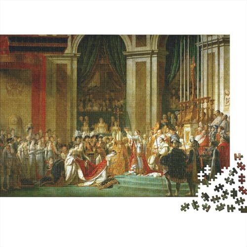 Jacques-Louis David Museums Puzzle Spielzeug, Kunst Puzzles, Familienspiele Teenager Erwachsene, Geschenk-Idee, Lustige Puzzle, Gemälde Puzzlespiel 1000 Teile von XCOFG