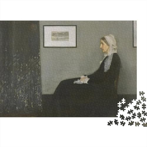 James McNeill Whistler Holz Puzzle 1000 Tabletten, Dekomprimierung Lernspielzeug Weltberühmte Gemälde Puzzles, Exquisite Museums Puzzlespiel, Jungen Und Mädchen Kunst Puzzles von XCOFG