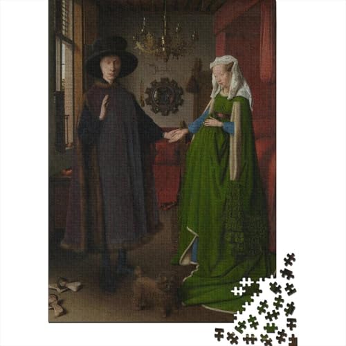 Jan Van Eyck Puzzle 1000 Teile Gemälde Puzzles Für Erwachsene Klassische Puzzles Museums Puzzlespiel Schwer Pädagogisches Spielzeug 1000 Pcs von XCOFG