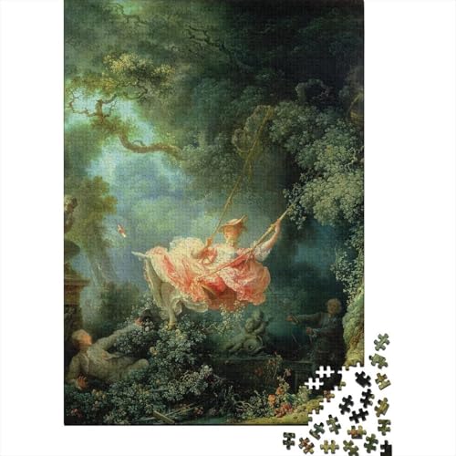 Jean-Honore Fragonard Museums 1000 Stück Puzzle Für Erwachsene Puzzlespiel 1000 Teile Große Gemälde Puzzles Lernspiel Spielzeug Geschenk Für Die Wanddekoration von XCOFG