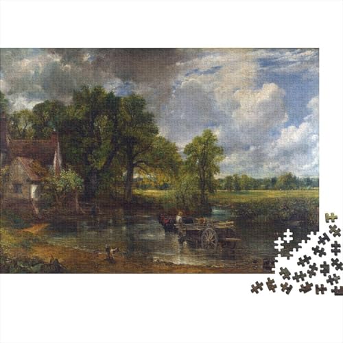 John Constable Holz Puzzle 1000 Teile, Gemälde Puzzles, Lernspiel Herausforderung Spielzeug Museums Puzzle, Übung Für Den Geist, Kunst Puzzlespiel 1000 Pcs von XCOFG