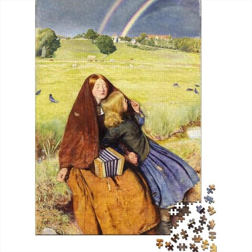 John Everett Millais Holz Weltberühmte Gemälde Puzzle, 1000-Teilige Gemälde Puzzles, Geschicklichkeitsspiel, Für Erwachsene Museums Puzzlespiel Piele Spielzeug Geschenk von XCOFG