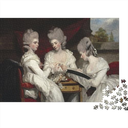 Joshua Reynolds Gemälde Puzzles 1000 Teile, Kunst Puzzle DIY Holzpuzzle, Museums Klassische Puzzlespiel Spielzeug, Familienspaß Jigsaw Board 1000 Pcs von XCOFG