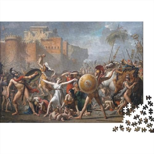 Kunst Jacques-Louis David 1000 Teile Puzzles Für Museums Holz-Puzzle Lernen Lernspielzeug Familienspiele Geschenke Für Heimdekoration Für Erwachsene 1000 Stück von XCOFG