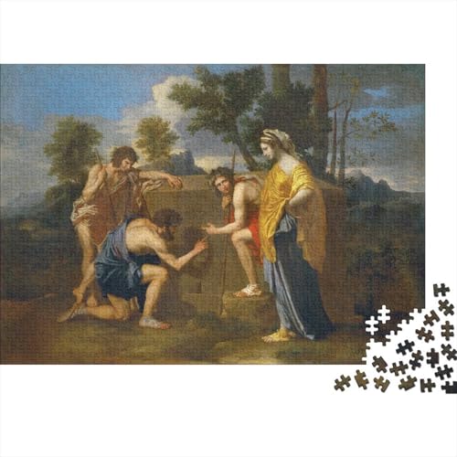 Nicolas Poussin Puzzle 1000 Teile, Weltberühmte Gemälde Puzzles Für Erwachsene, Lustige Gemälde Puzzlespiel Anspruchsvoll, Museums Impossible Puzzles, Ideal Als Wandbild von XCOFG