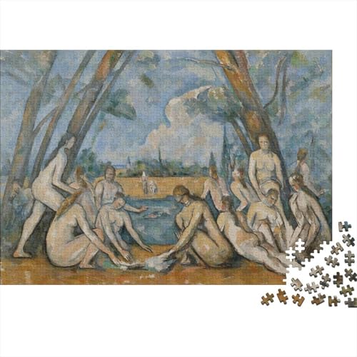 Paul Cezanne Gemälde Puzzle Spielzeug, Weltberühmte Gemälde Puzzles, Familienspiele Teenager Erwachsene, Geschenk-Idee, Lustige Puzzle, Museums Puzzlespiel 1000 Teile von XCOFG