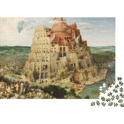 Pieter Bruegel The Elder Holz-Puzzles Weltberühmte Gemälde Puzzle Für Erwachsene, Tolles Geschenk Lernspiel Spielzeug Geschenk Für Gemälde Holzpuzzle 1000 Pcs von XCOFG