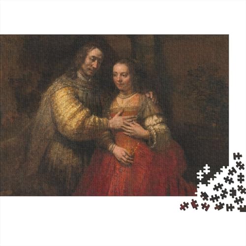 Rembrandt Holz Puzzle 1000 Teile Puzzles Für Erwachsene Lernspiel Herausforderungsspielzeug,Übung Für Den Geist, 1000 Teilige Puzzlespiel 1000 Pcs von XCOFG