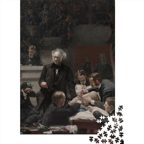 Thomas Eakins Museums 1000 Stück Puzzle Für Erwachsene Puzzlespiel 1000 Teile Große Weltberühmte Gemälde Puzzles Lernspiel Spielzeug Geschenk Für Die Wanddekoration von XCOFG