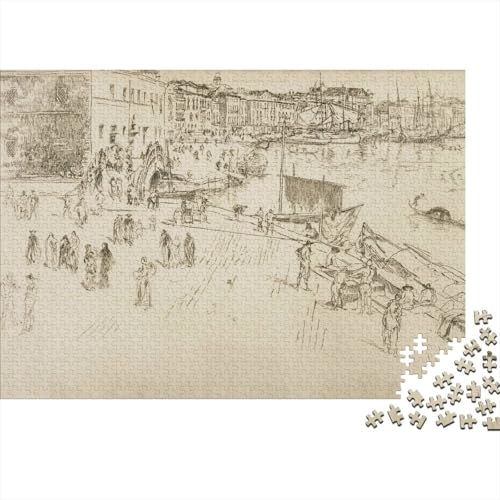 Whistler Puzzle 1000 Teile Erwachsene Lustige, Kunst Puzzles Klassische, Druckgrafik Puzzlespiel, Skizze Puzzle Schwer, Pädagogisches Spielzeug Whistler Puzzle 1000 Teile Erwachsene Lustige, Kunst Puzzles Klassische, Druckgrafik Puzzlespiel, Skizze Puzzle Schwer, Pädagogisches Spielzeug von XCOFG