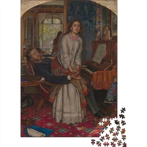 William Holman Hunt Gemälde Holz-Puzzle, Impossible Puzzle, Weltberühmte Gemälde Puzzles Für Erwachsene, Museums Puzzles, Puzzlespiel Für Jugendliche Puzzel 1000 Pcs von XCOFG