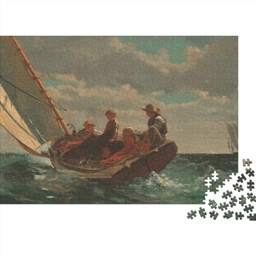 Winslow Homer Museums Holz-Puzzle Für Erwachsene 1000 Teile, Hölzernes Kunst Puzzle, Weltberühmte Gemälde Puzzles, Lernspiele, Tolles Geschenk, Wohnkultur 1000 Pcs von XCOFG