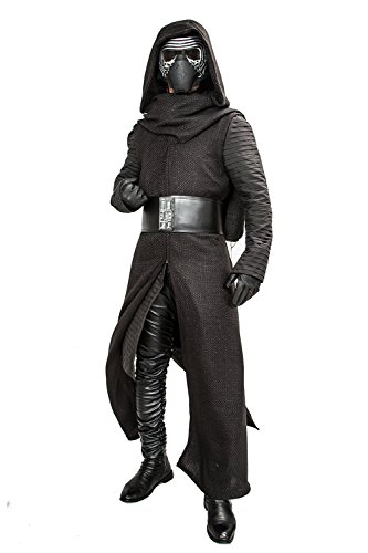 XCOSTUME® Deluxe Kylo Ren Kostüm für Herren, komplette Version V3, mit Gürtel und Handschuhen, Größe XL von XCOSTUME®