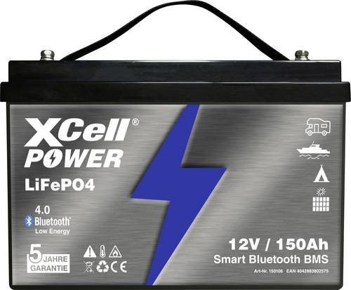 XCell LiFePO4 Spezial-Akku Spezial-Akku Innengewinde LiFePO 4 12V 150 mAh von XCell