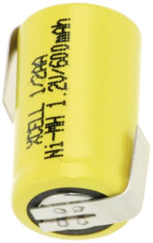 XCell X1/2AA600-LF Spezial-Akku 1/2 AA Z-Lötfahne NiMH 1.2V 600 mAh von XCell