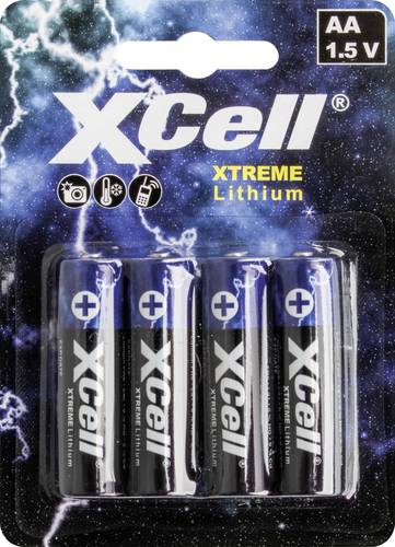 XCell XTREME FR6/L91 Mignon (AA)-Batterie Lithium 1.5V 4St. von XCell