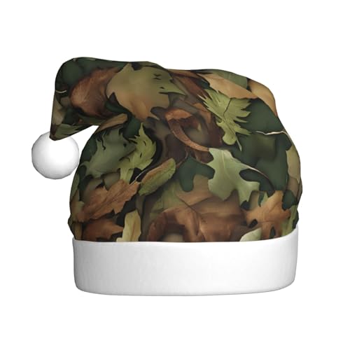 XDCYWBZDBC Camoflauge Erwachsene Weihnachtsmütze Weihnachtsparty Weihnachtsmütze Winter Plüsch Ball Weihnachtsmütze Unisex Erwachsene Nikolausmütze Verwendet Sor Neujahr Urlaub Party Ornamente von XDCYWBZDBC