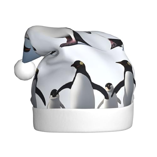 XDCYWBZDBC Pinguine Erwachsene Weihnachtsmütze Weihnachtsparty Weihnachtsmütze Winter Plüsch Ball Weihnachtsmütze Unisex Erwachsene Nikolausmütze Verwendet Sor Neujahr Urlaub Party Ornamente von XDCYWBZDBC