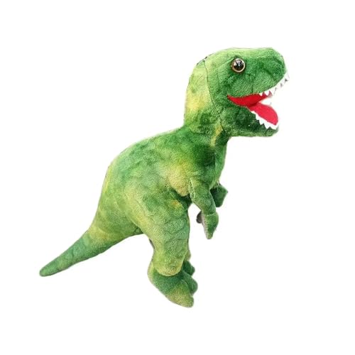 XDDBBB 1 Stück 28 cm grünes Tyrannosaurus Rex-Plüschtier, weich ausgestopfte Simulations-Dinosaurierpuppe für Geburtstagsgeschenke-30 cm-grün von XDDBBB